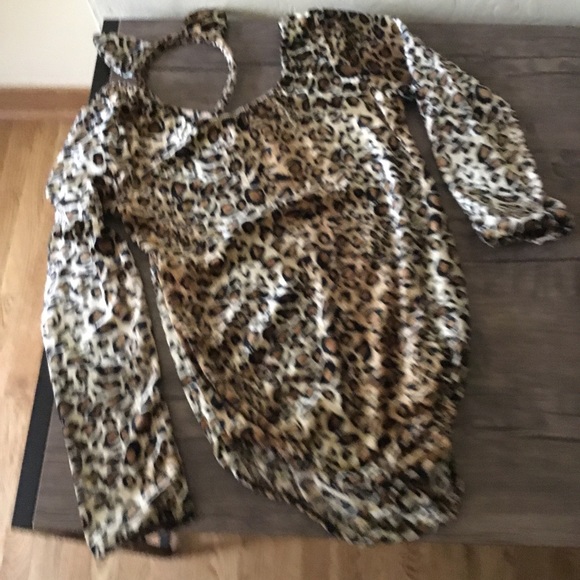 Girls Leopard Costume - Picture 2 of 9